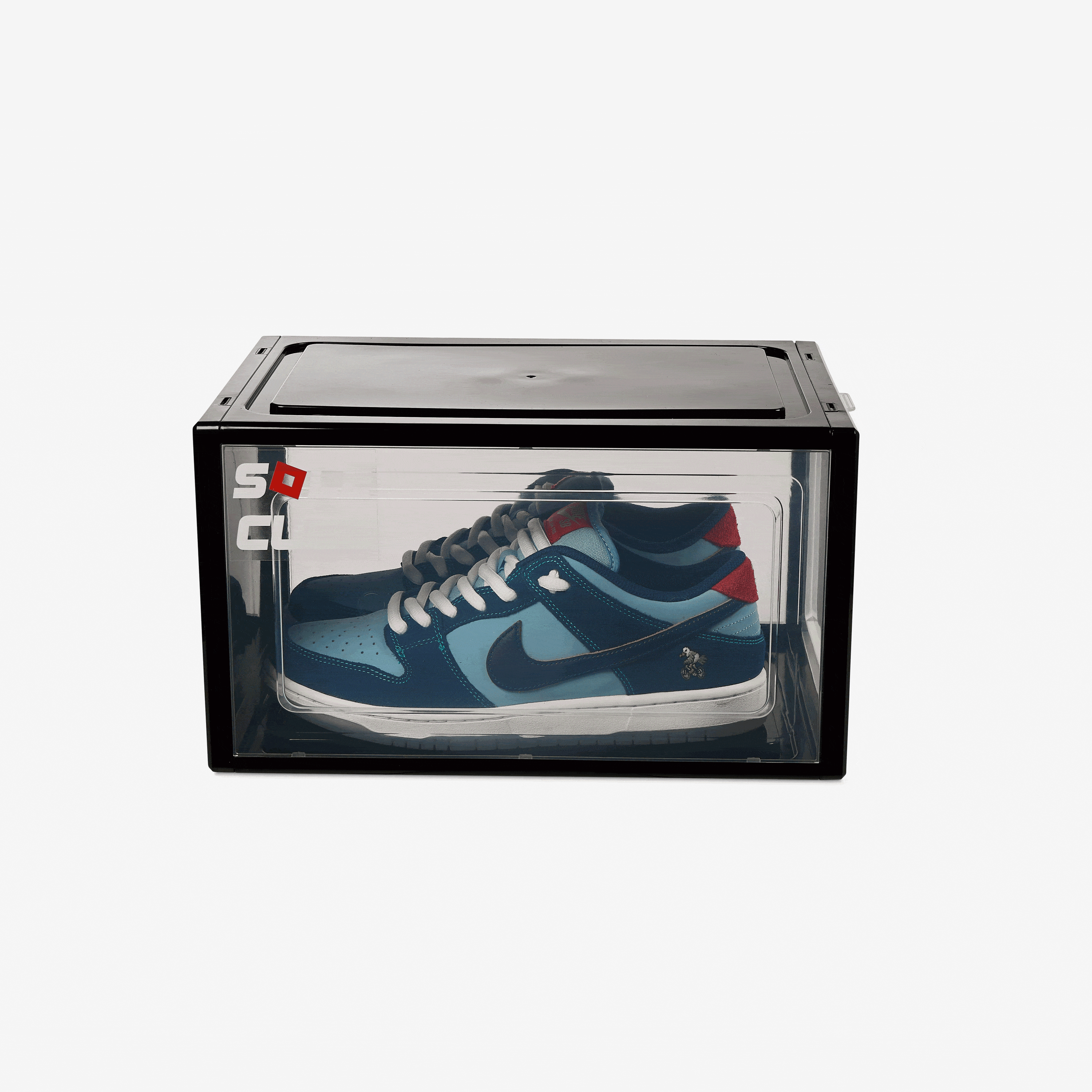 SoleCube - Black 'Dropfront' Sneaker Display Storage Box