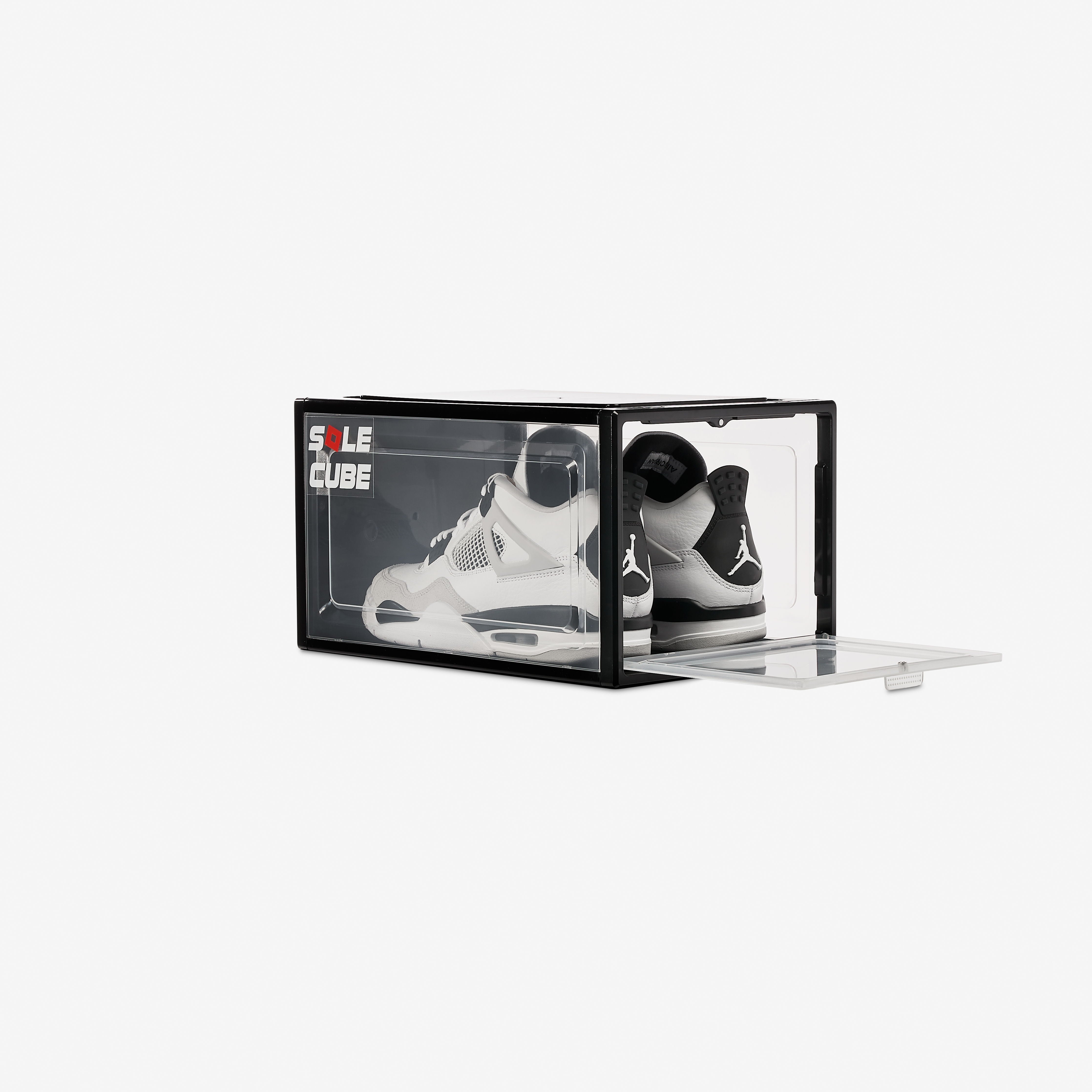 SoleCube - Black 'Dropfront' Sneaker Display Storage Box