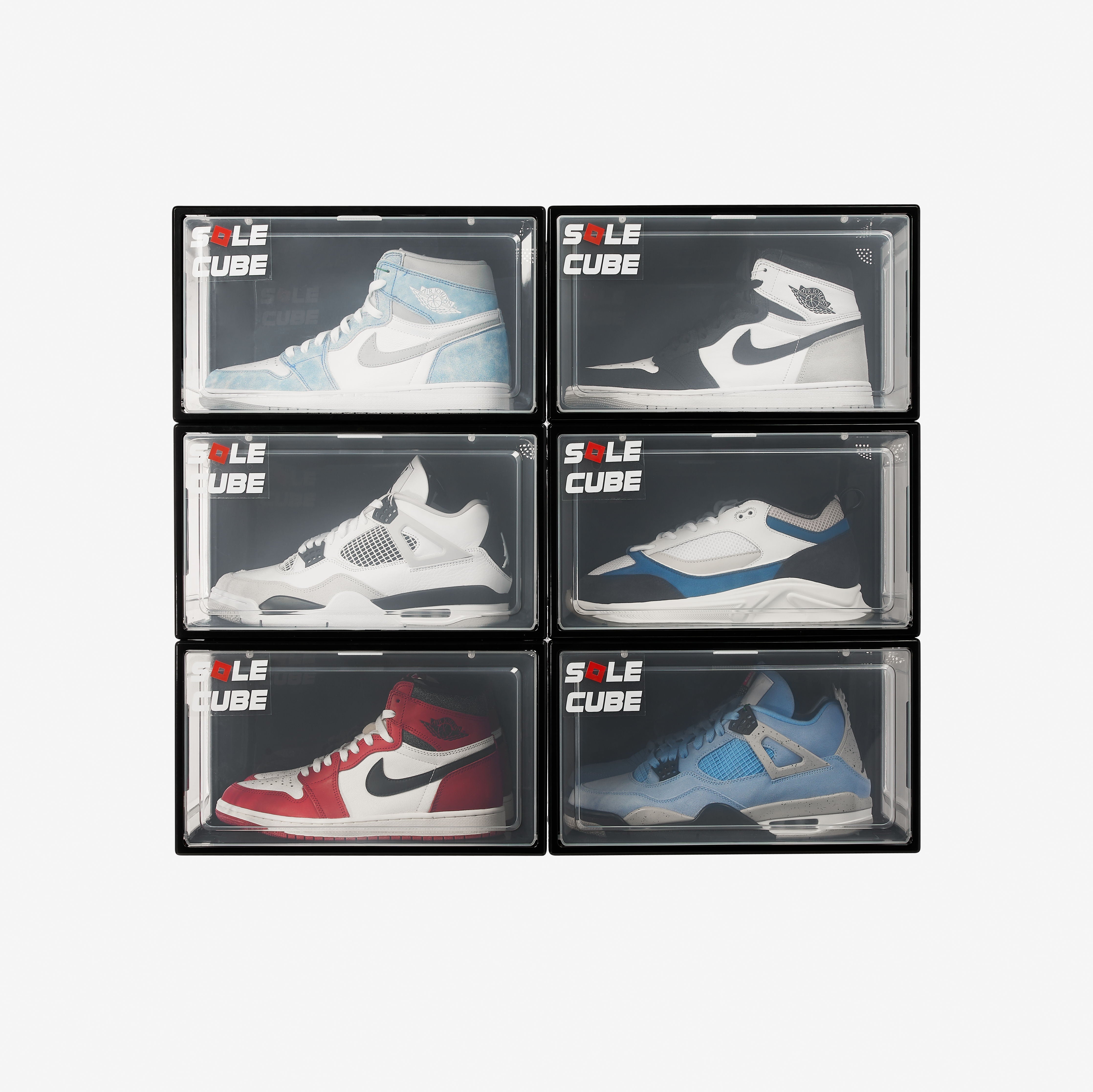 SoleCube - Black 'Dropside' Sneaker Display Storage Box