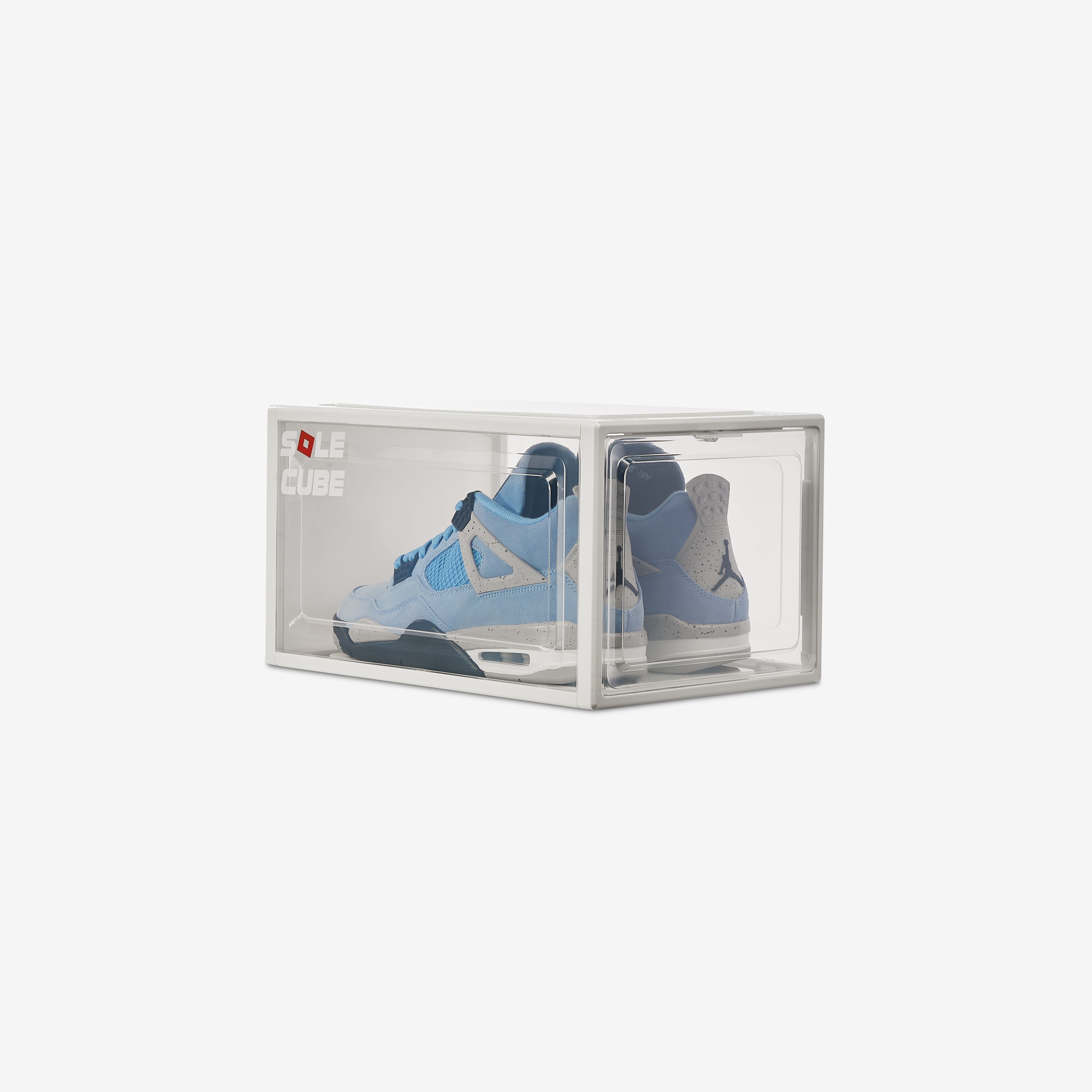 SoleCube - White 'Dropfront' Sneaker Display Storage Box