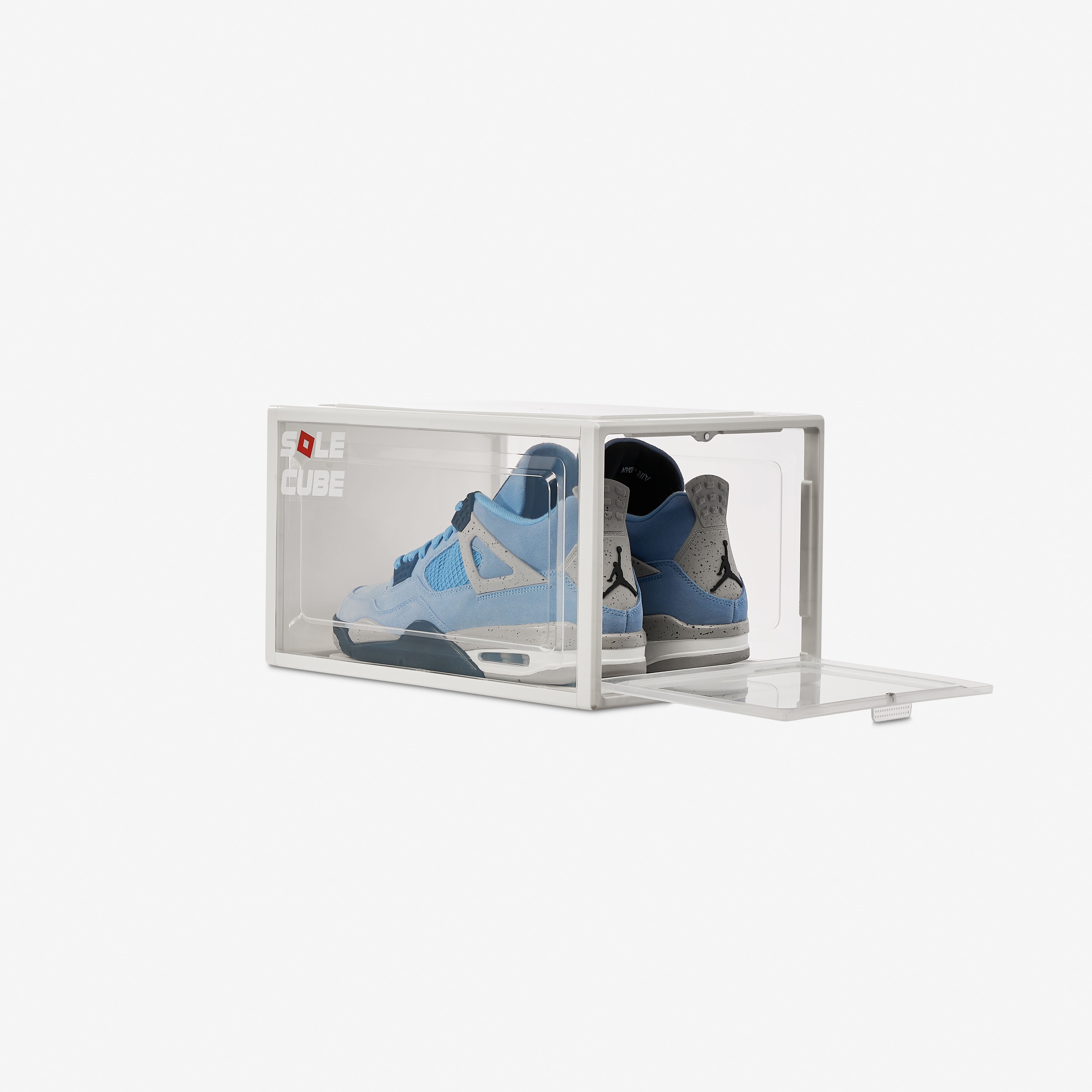 SoleCube - White 'Dropfront' Sneaker Display Storage Box