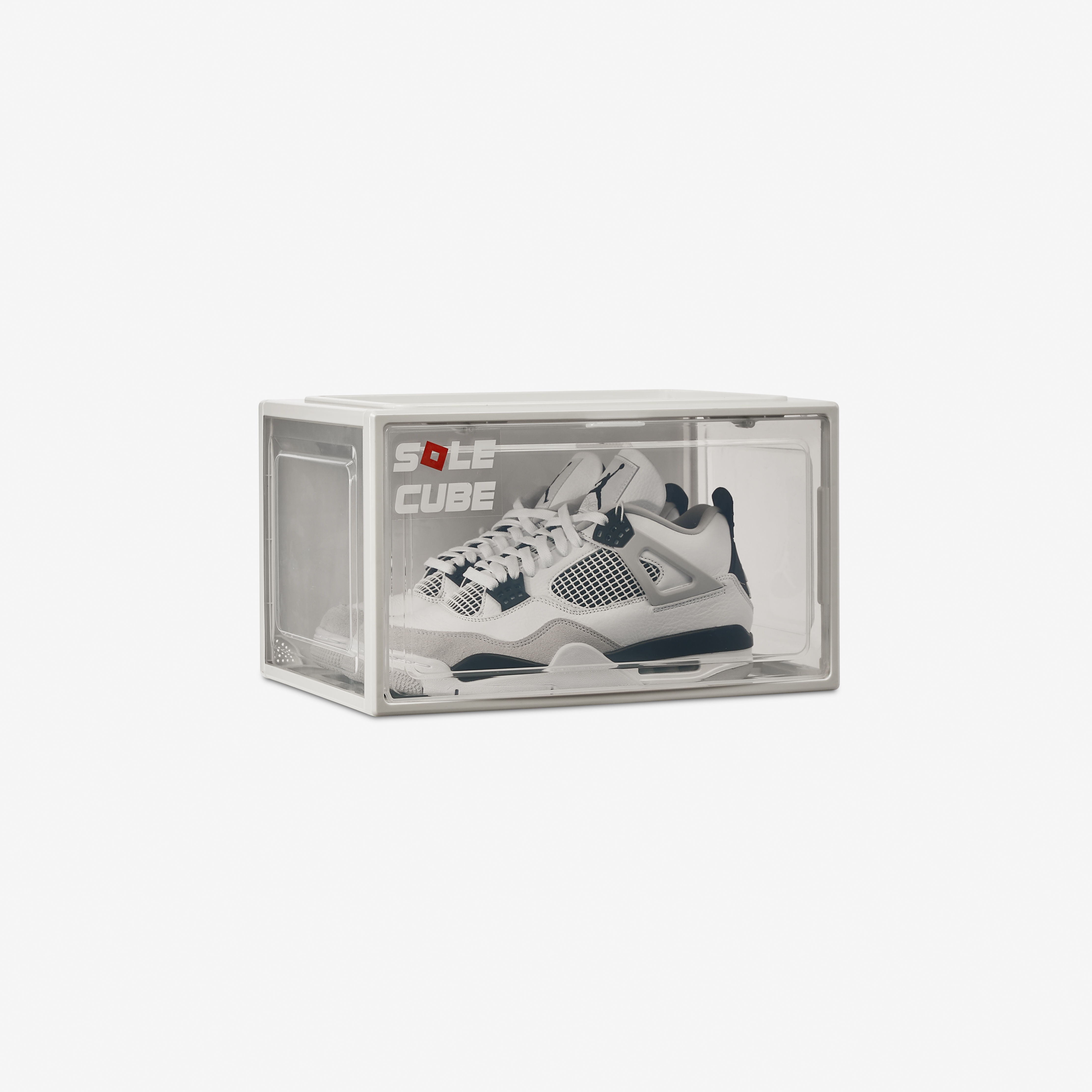SoleCube - White 'Dropside' Sneaker Display Storage Box