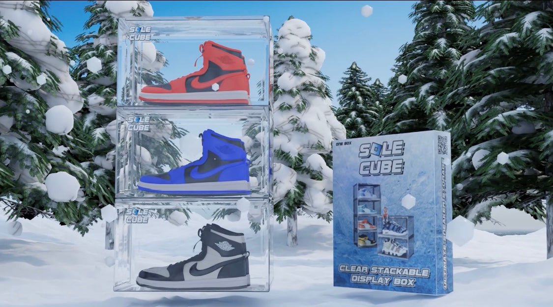 INTRODUCING OUR NEW 'ICE CUBE' CLEAR SIDE OPENING SHOE STORAGE BOX! - SoleCube